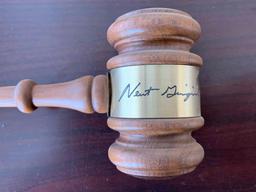 Newt Gingrich Gavel & American Flag