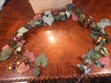 Home Interiors 6ft Grapes and Leaves Garland