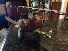 Metal Santa Plane with Music