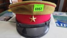 North Korea Officer hat
