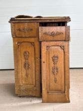 Vintage Sewing Cabinet & New Home Sewing Machine
