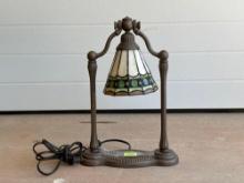 Stained Glass Style Desk Lamp