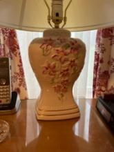 Belleek Lamp 21 inches tall lamp does work