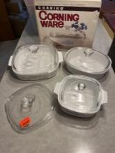 Corning ware, baking dishes