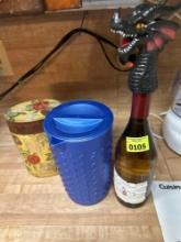 Wine pitcher canister