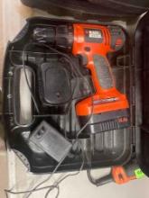 B&D 14.4 cordless drill and battery.
