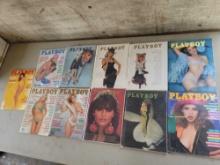 vintage playboy magazines