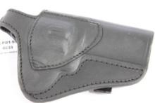 Tagua 1836 black leather right handed holster for most large frame revolvers. In package.