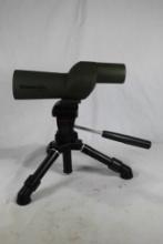 Small Winchester 12x-50x 50 spotting scope, tripod and accessories in foam lined metal Winchester