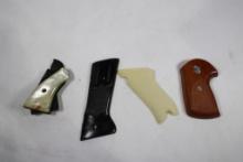 One damaged pair pistol grips and three single sides