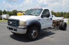 2006 Ford F-550 Single Cab Incomplete 4WD