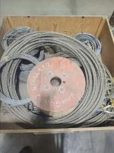 Bin # 134 - Assorted Steel Cable