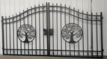 14ft Bi-Parting Iron Tree Gate