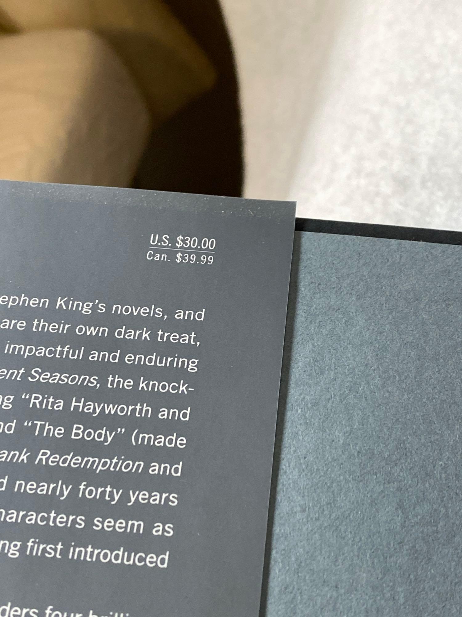 Two Hard Cover Stephen King Novels