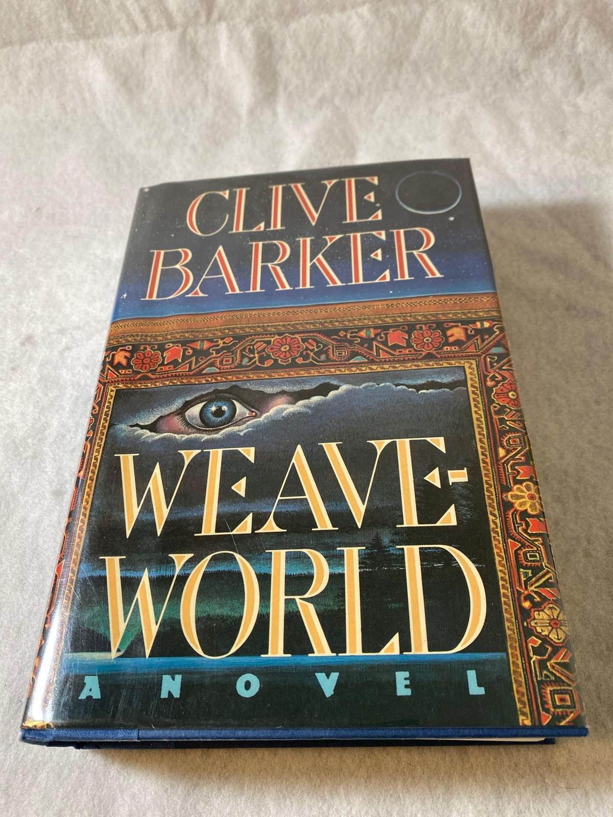 Signed First Edition WeaveWorld Novel By Clive Barker