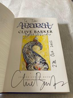 Signed First Edition Abarat Novel By Clive Barker