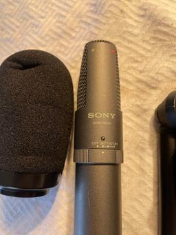 Sony Condenser Microphone With Stand