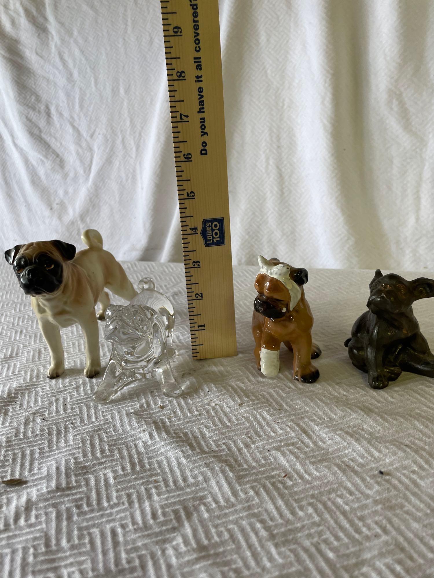 Assorted Pug Figurines