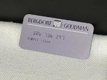 Raquel Welch Bergdorf Goodman Signed Credit Card