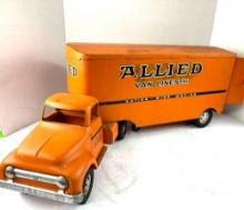 1960's Tonka Allied Van Lines Truck and Trailer