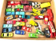 Lot of Approximately 37 Miniature Cars Trucks, Etc.