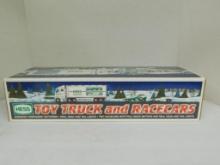 Hess Toy Truck and Race Cars, New In Box