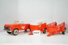 1960'S NY LINT U-HAUL TRUCK WITH TRAILERS