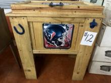 CUSTOM HOUSTON TEXANS COOLER