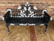 OUTDOOR IRON BENCH