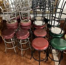 24PC ROUND BAR STOOLS