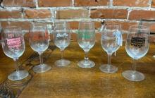 Commemorative wine glasses