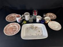 Assorted cups & saucers -see photo's-