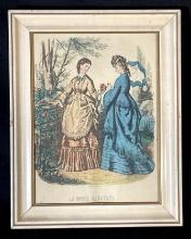 Victorian style of "La Mode Illustree" print