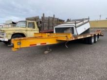 1995 Holden Tandem Axle Beaver Tail Trailer w/ Pinnel Hitch