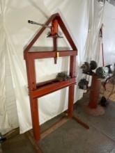 Heavy Duty Shop Press 8-Ton Bottle Jack 77"h