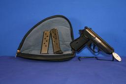 Walther PPK/S 380 ACP. 3.25" Barrel, Two 7 Round Magazines. SN# 255362S. Not CA Legal.