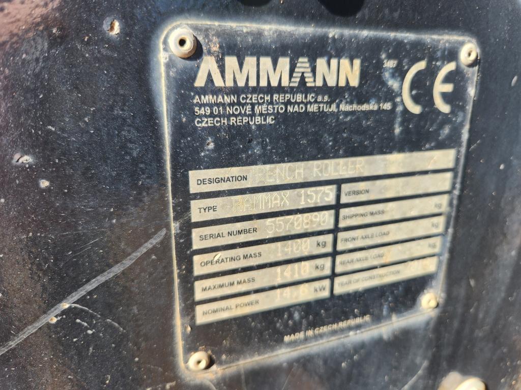 2018 Rammax 1575 Compactor