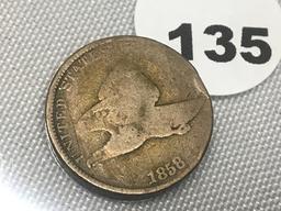 1858 Flying Eagle Cent