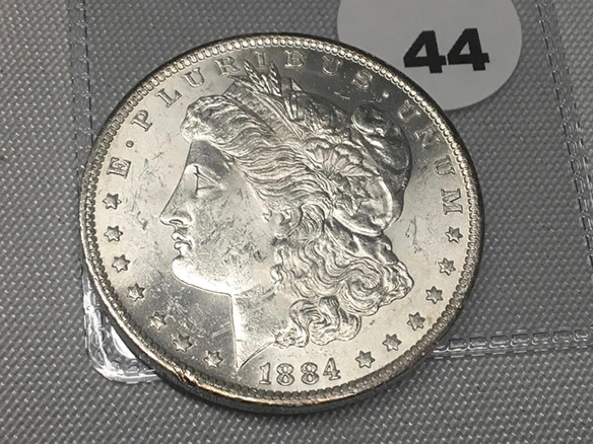 1884-O Morgan Dollar, UNC