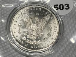 1882-CC Morgan Dollar BU, Capsolated