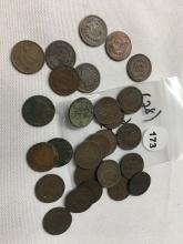(28) Indian Cents
