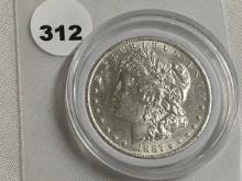 1887-O Morgan Dollar, UNC