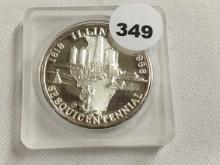 1968 Sesquicentennial Silver Dollar, BU