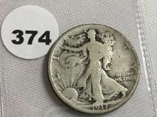 1917-S OBV Walking Liberty Half Dollar