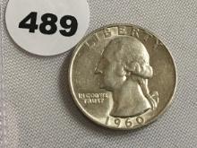 1960 Washington Quarter UNC