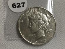 1927-D Peace Dollar VF