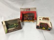 Lot of 3 Ertl 1/64 Scale, Tractor & Equipment