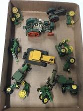 Lot of 17, Ertl 1/43 and 1/64 Scale Tractors
