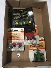 Lot of 4, Ertl 1/64 Scale, Tractors and Implements