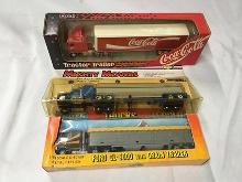 Lot of 3, Ertl 1/64 Scale, Tractor/Trailers